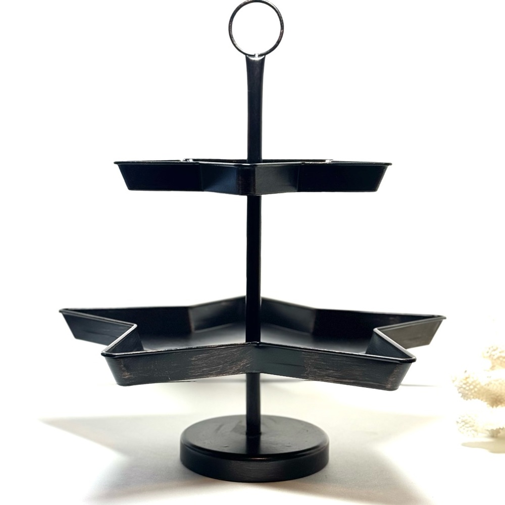 3 Tier Star Metal Decorative Tray